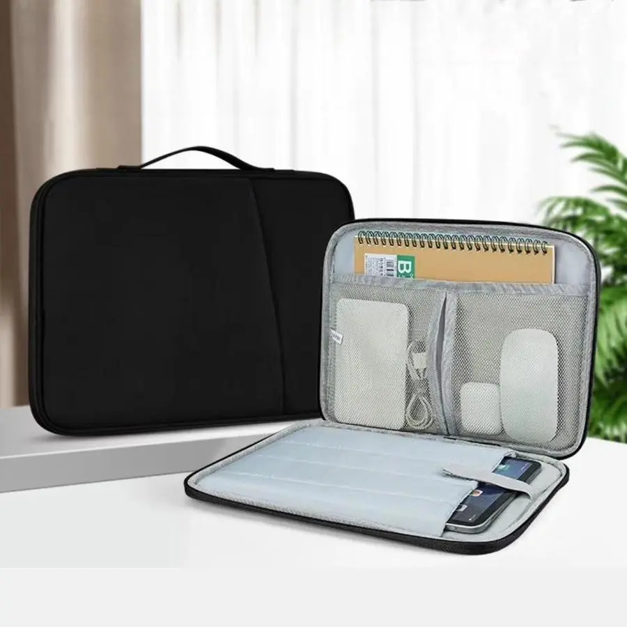 Waterproof Shockproof Tablet Sleeve Bag for 11-13 Inch iPad & Laptop – Portable Handheld Carrying Case, Lightweight Protective Pouch for School, Travel & Office