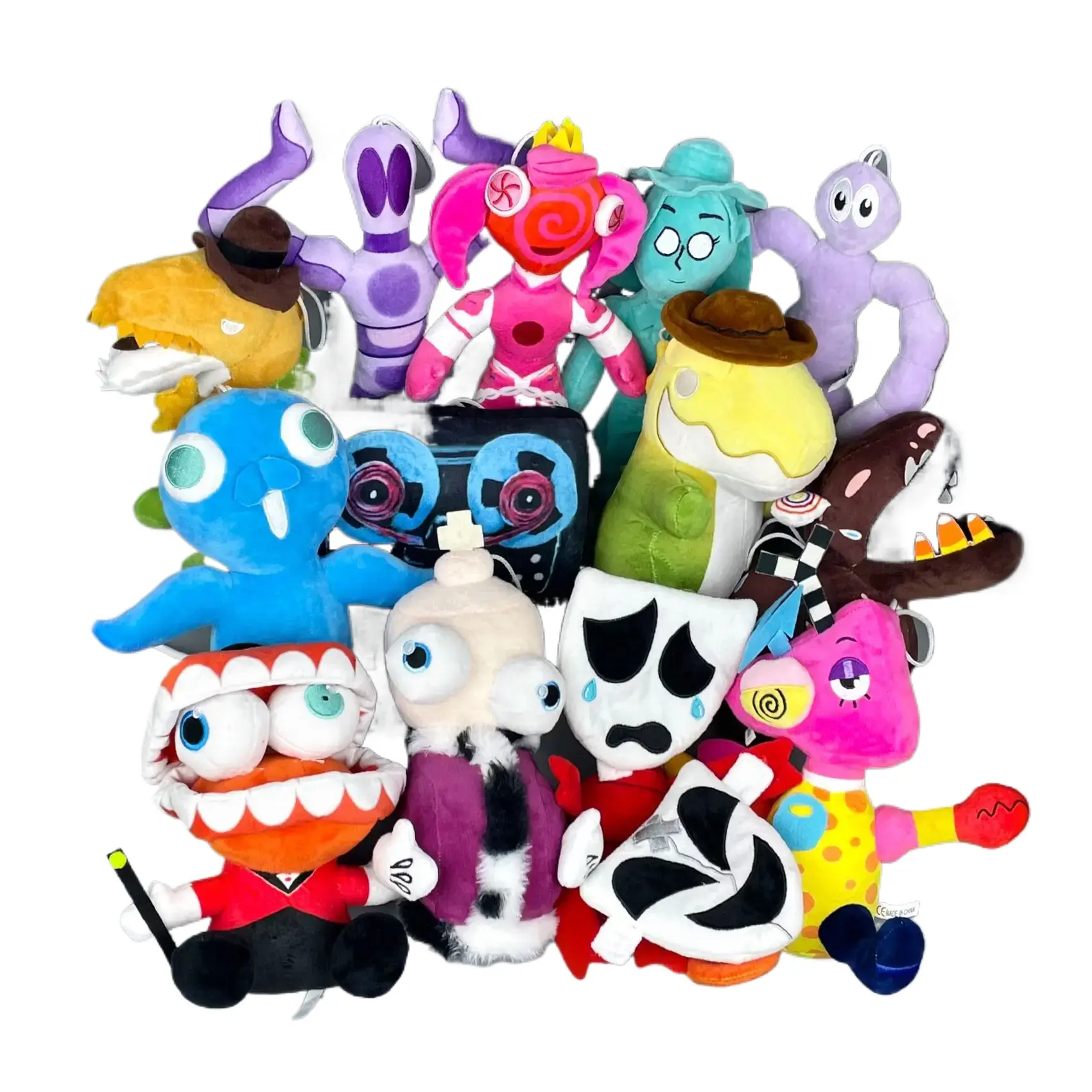 2026 New The Amazing Digital Circus Clown Rabbit Periphery Dolls, Animal Character Stuffed Toys, Anthropomorphic Rabbit Stuffed Toys for Kids Gifts