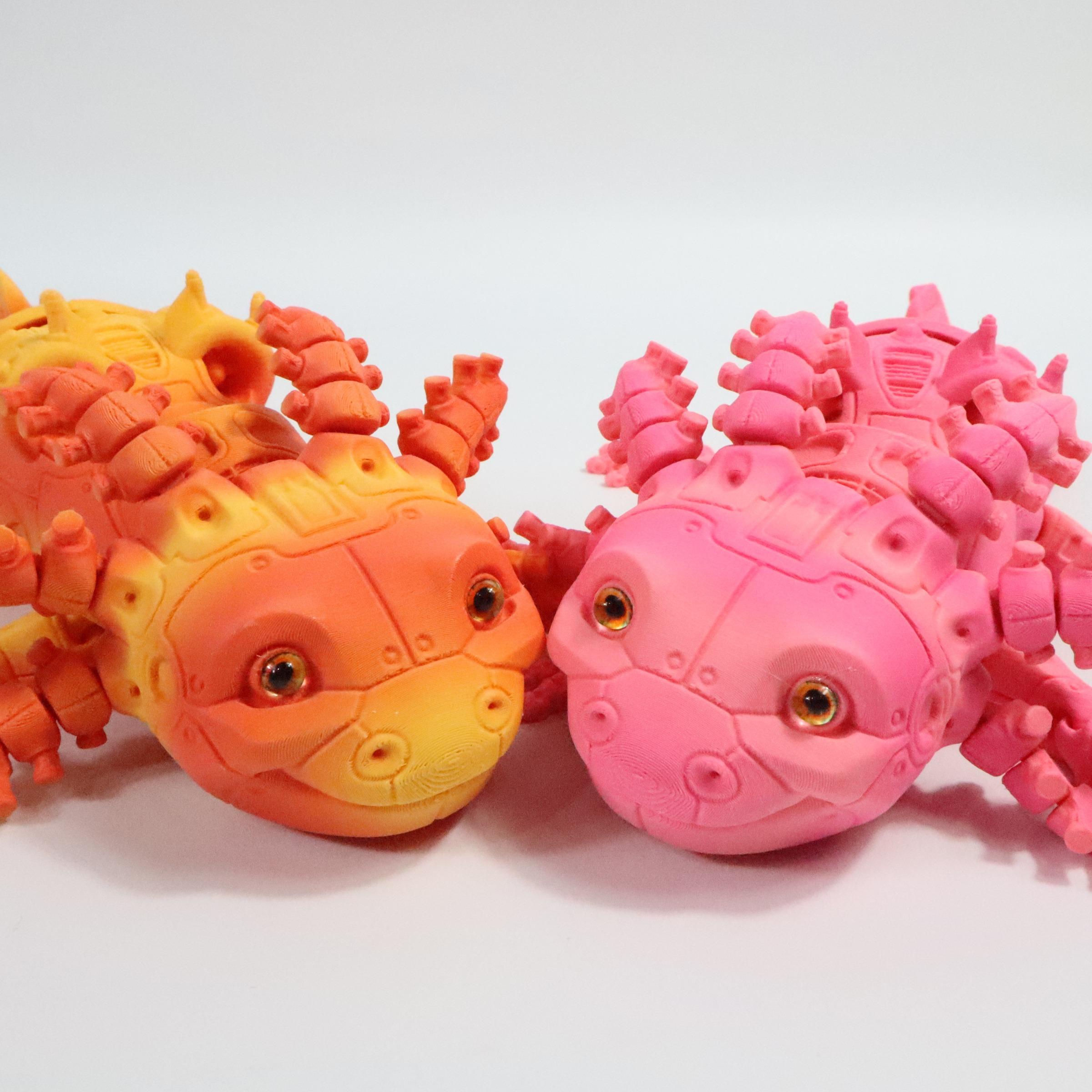 3D Printed 37cm Mechanical Hexapod Dinosaur Toy, Realistic Eyes, Detachable Head, Party Gift, Birthday Present, Halloween & Christmas Gift, Animals