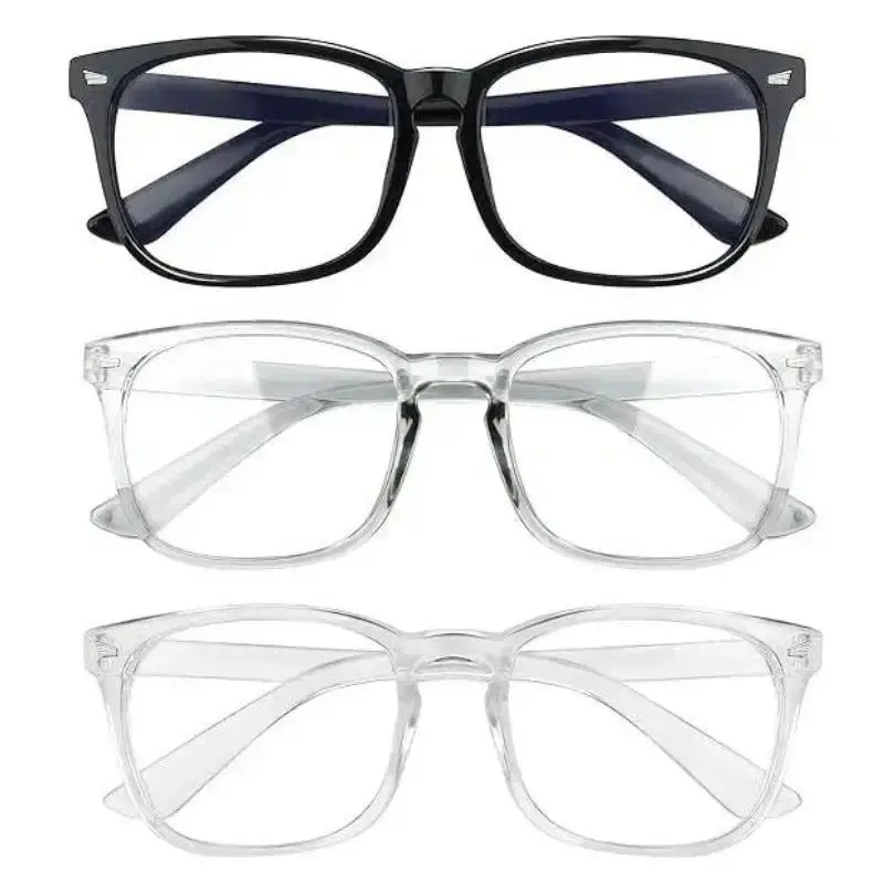 Unisex Blue Light Glasses - Light-Filter Computer Eyewear, Multi-Style Fashion Accessories for Office Computer Screen Use & Party Styling, Single Pair