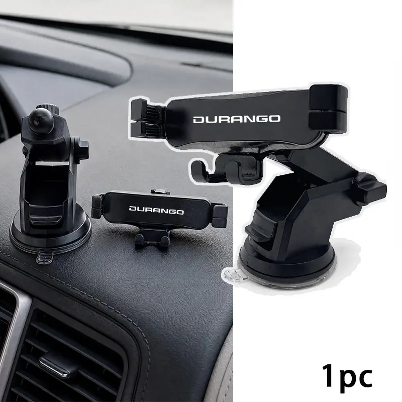 Dodge Durango Car Phone Holder, Multi-Angle Adjustable Navigation Holder, Vacuum Suction Cup, Compatible with All Smartphones