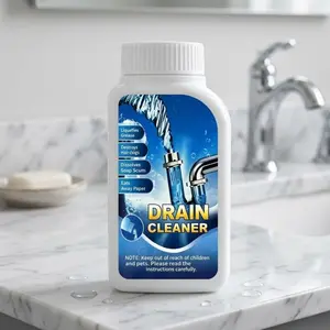 Powerful Pipe Dredging Agent for Kitchen and Toilet Pipelines, Effective Drain Cleaner, Clog Remover, Easy to Use, Ideal for Home Maintenance