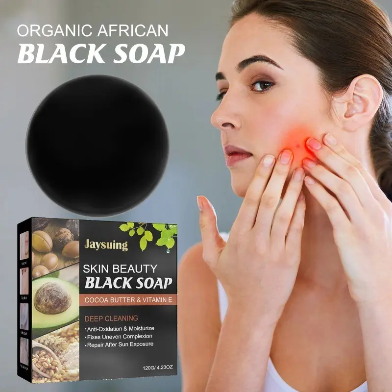 Facial Cleansing Bar for Gentle Exfoliating Hydrating Soap with Avocado Macadamia Oil Smooth Care Moisturizing Face and Body Soap 120g