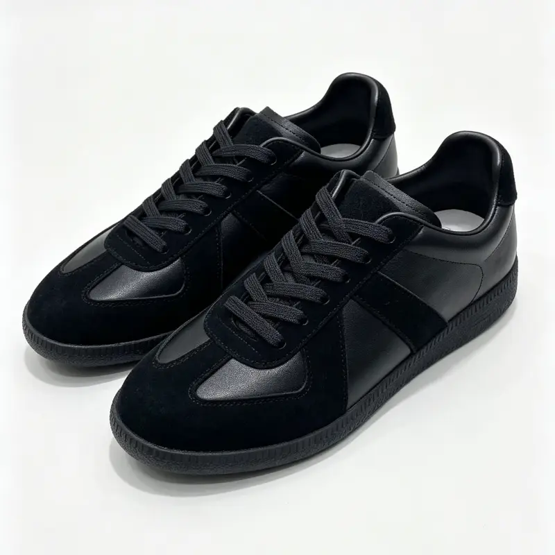 Unisex Vintage Low Top Retro Trainers, Mixed Suede & Smooth Leather Casual Sneakers, Gum Rubber Flat Sole Lace Up Daily Walking Shoes, Multi Neutral & Pastel Color Options