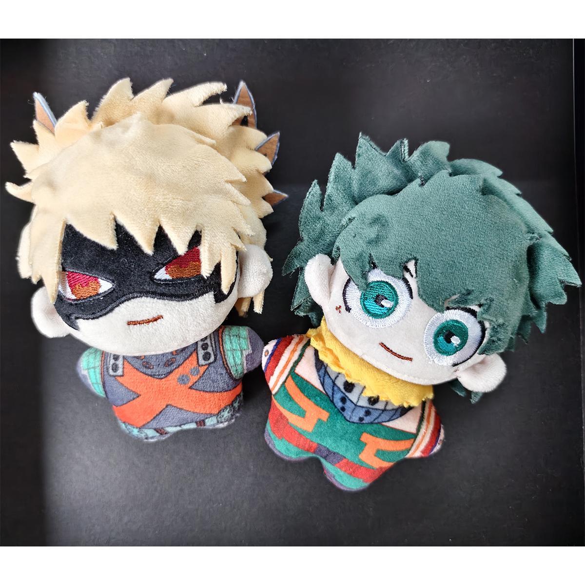 MHA Anime Midoriya Izuku Bakugou Katsuki Plush Keychain Todoroki Shoto Figure Cosplay doll Cartoon Props Stuffed Plush Toys Gift
