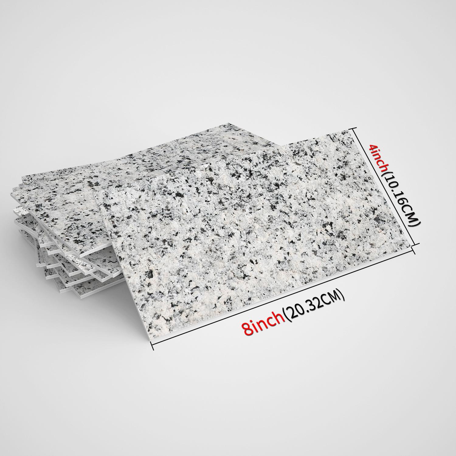 Marble Pattern Self-Adhesive Tiles Set of 16/32, Waterproof PVC Stickers for Bedroom TV Wall, Ideal for Kitchen and Bathroom Remodelling