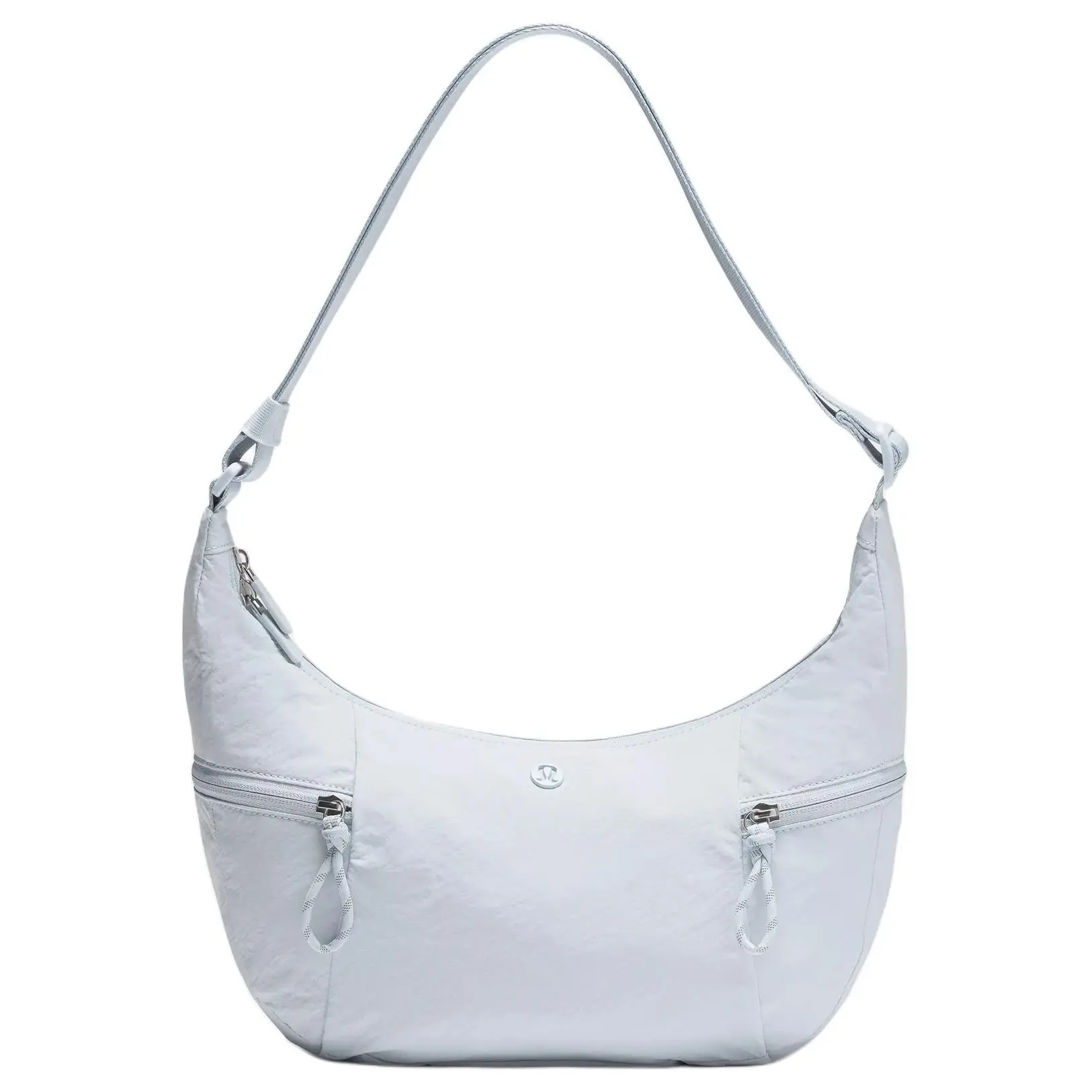 Lululemon Slouchy Sling Crossbody Bag – Unisex Adjustable Nylon Shoulder Bag in Starch Blue