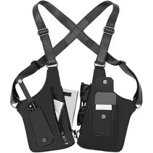 Anti-Theft Sling Bag for Men & Women, Adjustable Leather-Look Chest & Waist Bag with Hidden Zipper Pocket, Lightweight Crossbody Bumbag for Travel, Walking, Cycling, Shopping & Daily Security Use