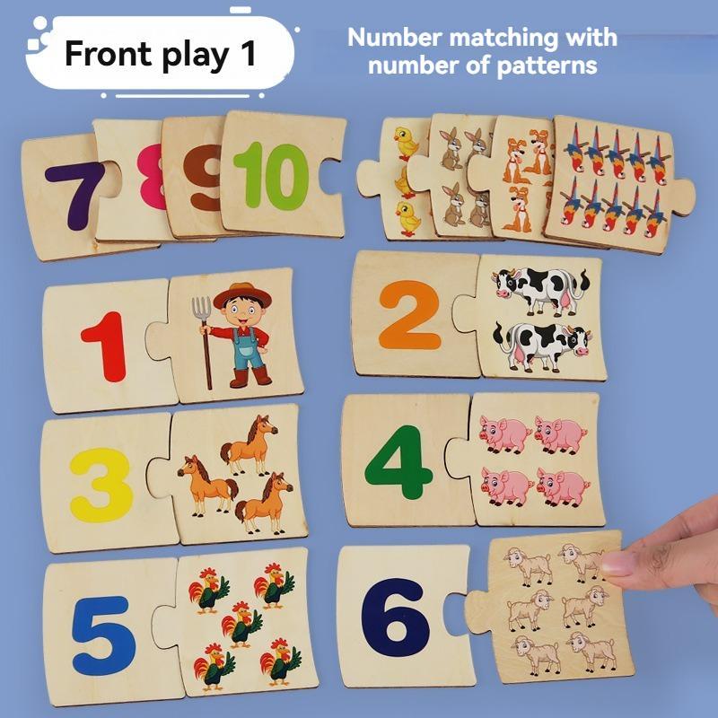 Number Matching Game, 1 Box Educational Number Deposition Toys, Arithmetic Teaching Aid Toy, Educational Toy for Kids, Perfect Gift for Boys & Girls