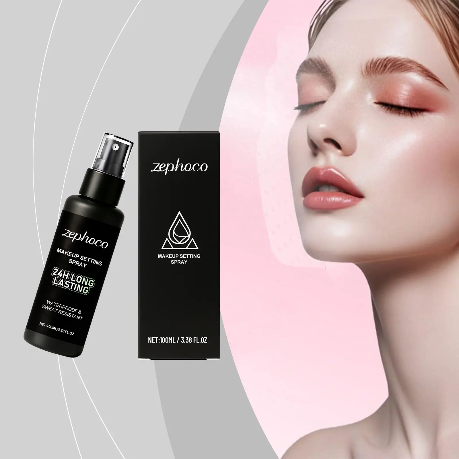 Lightweight Clear Makeup Setting Spray, Refreshing Non-caking Face Makeup Mist, All-day Long Lasting Makeup Lock, Hydrating Non-greasy Thin Makeup Finish, Daily Commute Essential Beauty Spray, Perfect Birthday Holiday Festival Gift For Women