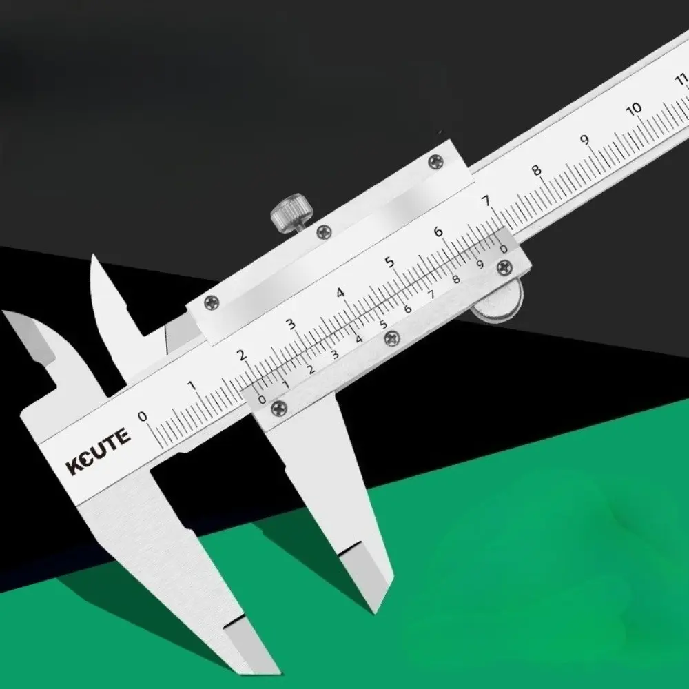 Professional Vernier Caliper - High-Precision Micrometer Suitable for Industrial & Household Use, Portable Depth/Edge Measurement Tool with Vernier Scale for Engineers, Hobbyists,