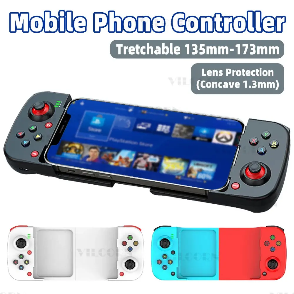 D3 Wireless Stretchable Game Controller Bluetooth 5.0 Mobile Phone Gamepad Controller For Samsung Huawei Xiaomi Android IOS