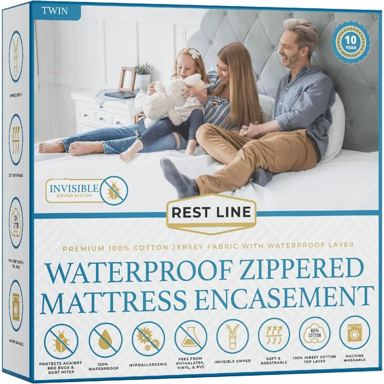-    Zippered Mattress Encasement -