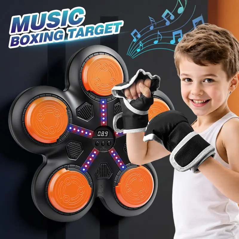 Smart Music Boxing Wall Target, Electronic Reaction Scoring Boxing Machine, Stress Relief Toy, Parent-Child Interactive Sports Gear