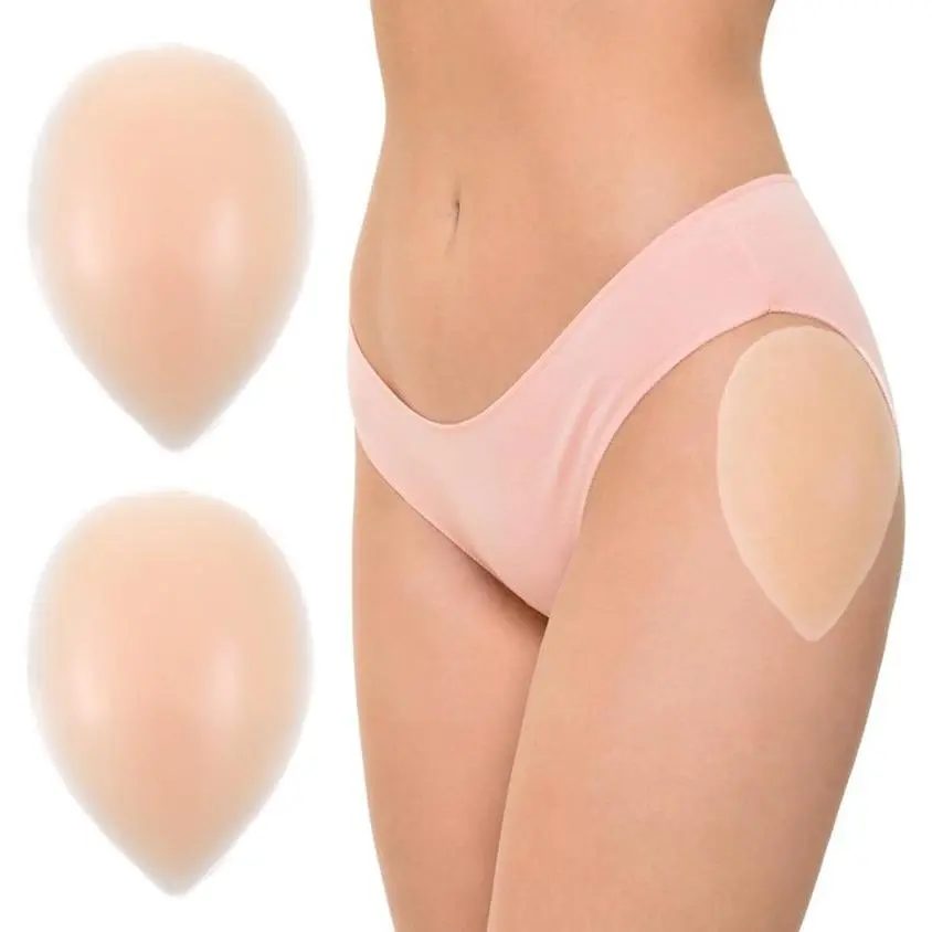Silicone Hip Pads, Reusable Body Shaper Butt Lift Inserts, Invisible & Traceless Hip Enhancer for Women, Self-Adhesive Silicone Pads for Jeans, Dresses & Yoga, Nude day chrismas