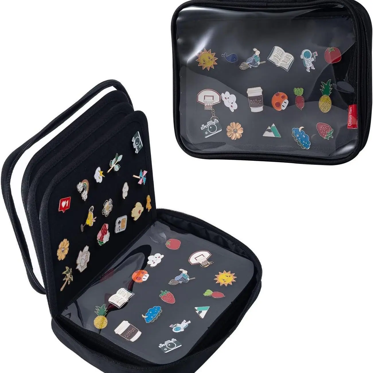 Enamel Pin Display Book, Travel Pin Collection Album, Trading Pin Storage Display Folder