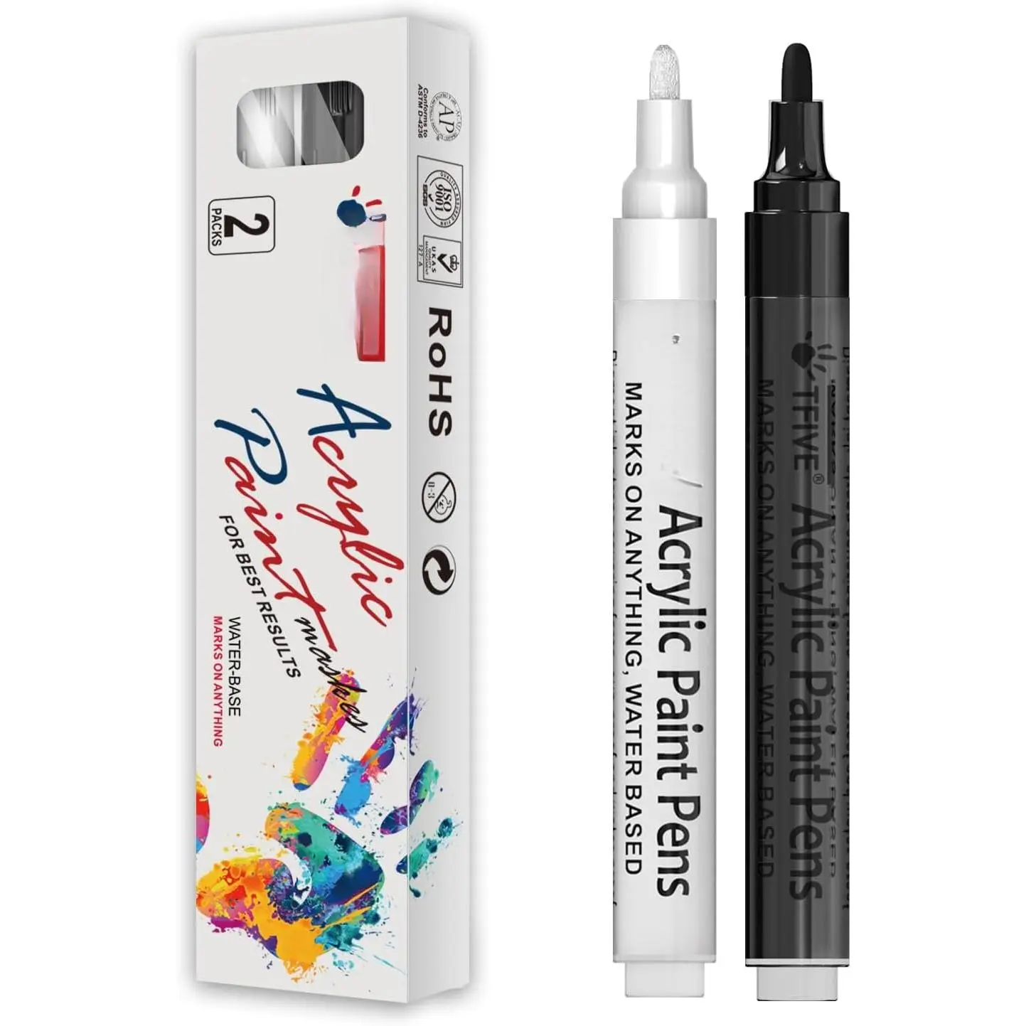 Markers, 2 Pack Permanent Markers  Pens