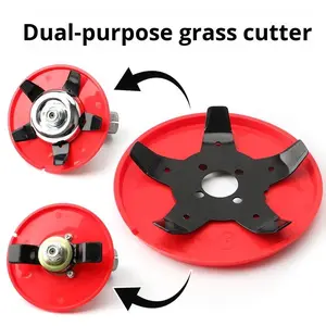 New 4-Stroke Multi-Functional Dual-Purpose Lawn Mower, Wet/Dry Land & Terraced Field Compatible, Gas Farming Equipment with Rice Weeder Head, Grass Trimmer Head, Easy Maneuverability for DIY Use