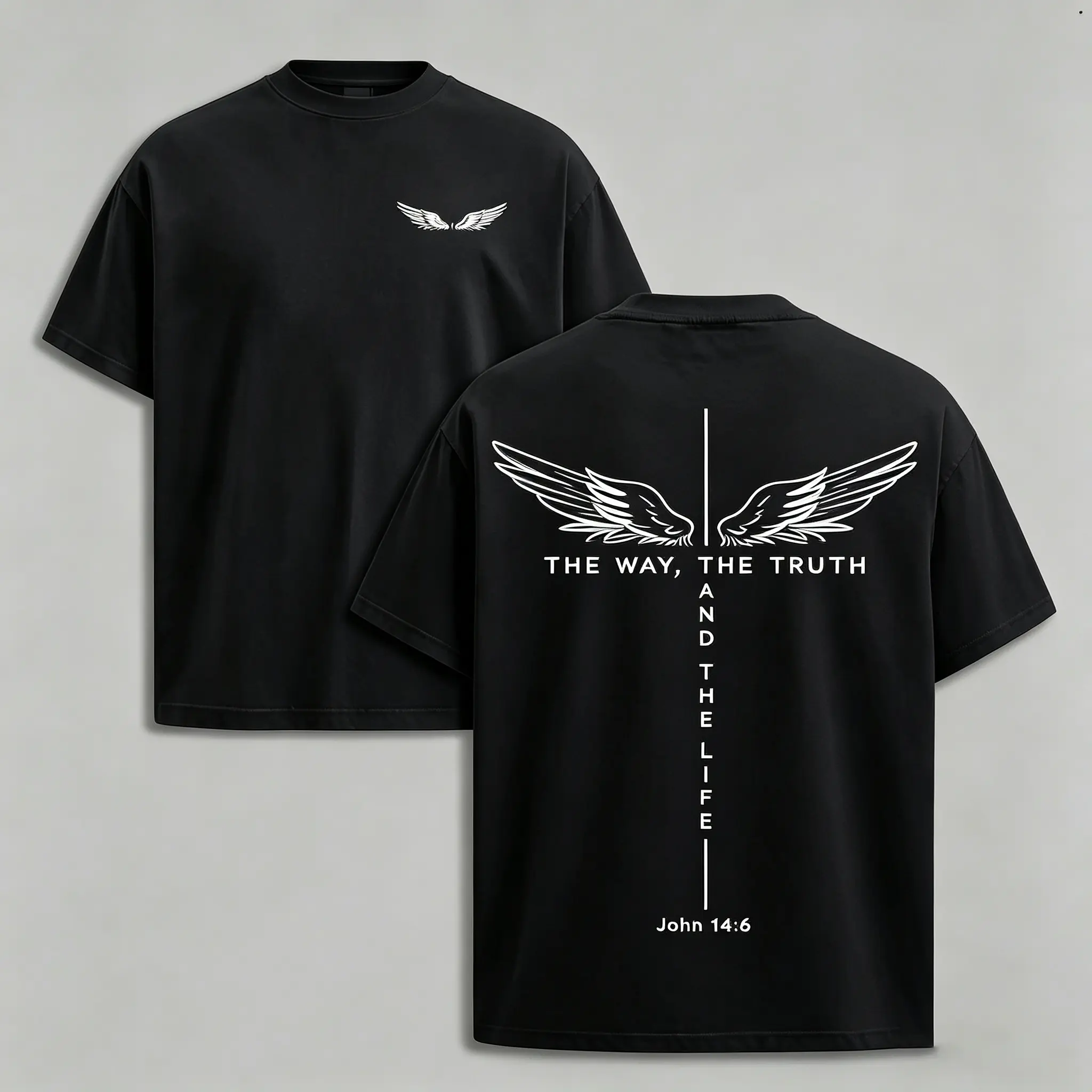 Men’s Christian "The Way The Truth The Life" Cotton Twill Casual Tee, Funny Digital Print 90s Streetwear Shirt, Covenant Penny Sluggy Meme Boyfriend-Fit Shirt (Deals Available), Relaxed Fit, Menswear, Shortsleeve, Tops, Clothes, Humor Graphic Tee, Fitted