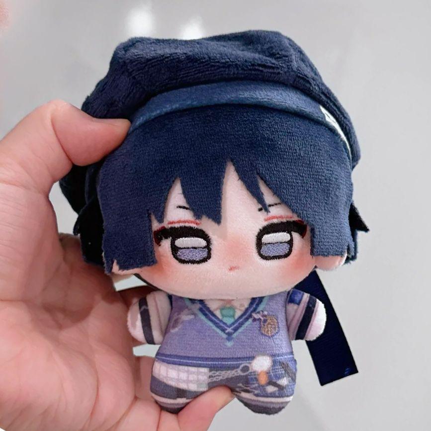 10cm Kawaii Genshin Impact Scaramouche Wanderer Starfish-Style Cotton Plush Toys Doll Cute Anime Keychain Pendant Gif Plushies