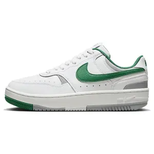 Nike Gamma Force Malachite Women's Low-Top Casual Sneakers – Minimalist and Comfortable White and Green Verifiable, with credentials and supporting global authentication