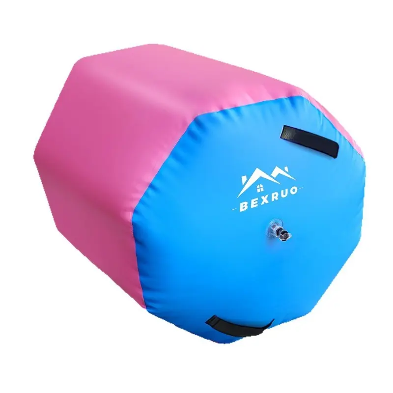 Inflatable Gym Rollers, Cylindrical Backflip Aid Pad, Soft Balance Training Cylinder, Ideal for Backflip, Fitness Training Assistance