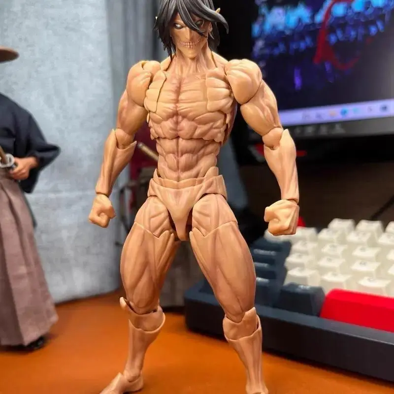 S.H.Figuarts Attack On Titan Eren Yeager Articulated Action Figure Collectible Model Movable Assembly Model Action Figures Gift