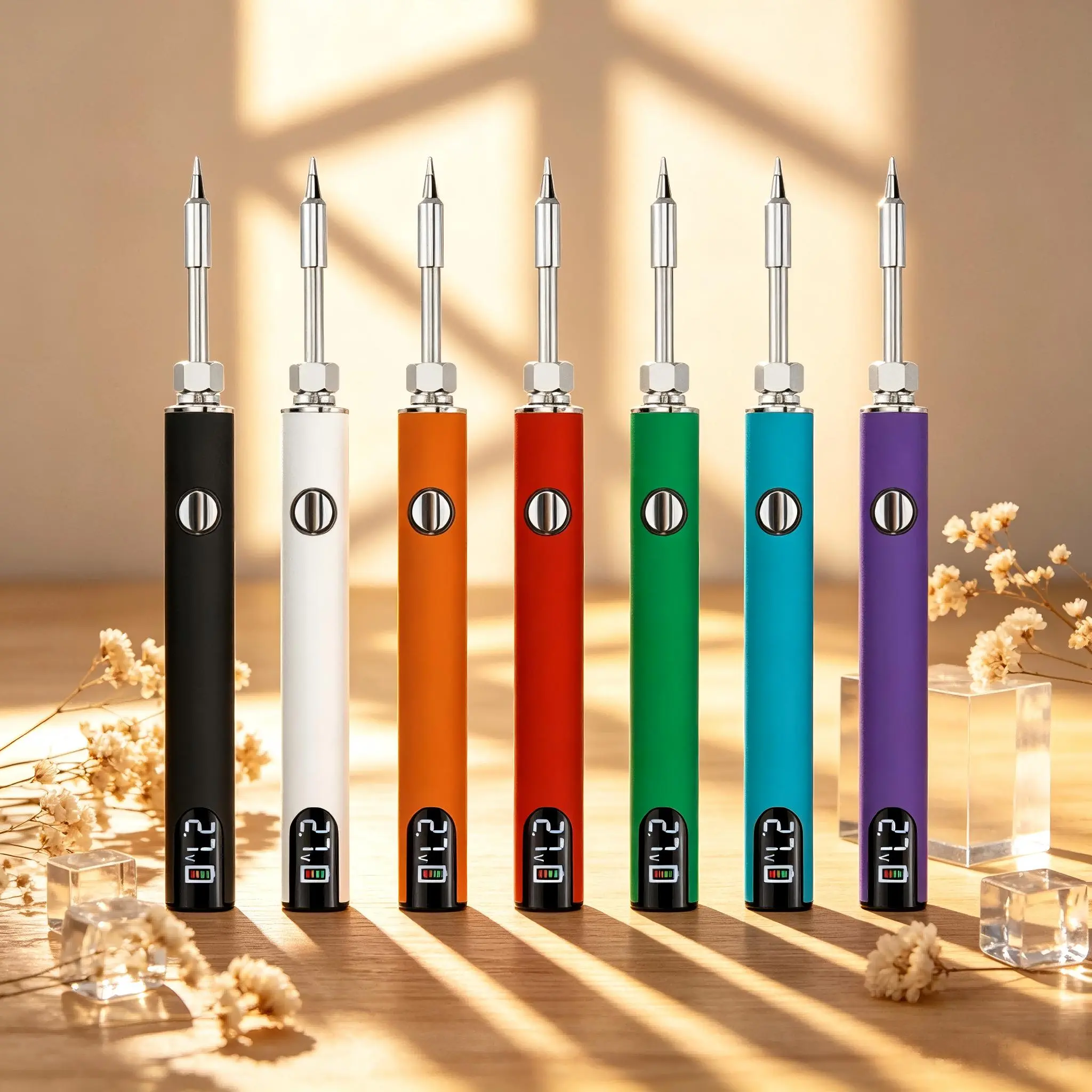 8W Cordless USB Rechargeable Soldering Iron Pen, Handheld Portable Welding Tool Compatible with Power Bank, Mini Cord-Free Solder Pen for Electronic Circuit Repair, Jewelry Making & Home DIY Craft Projects