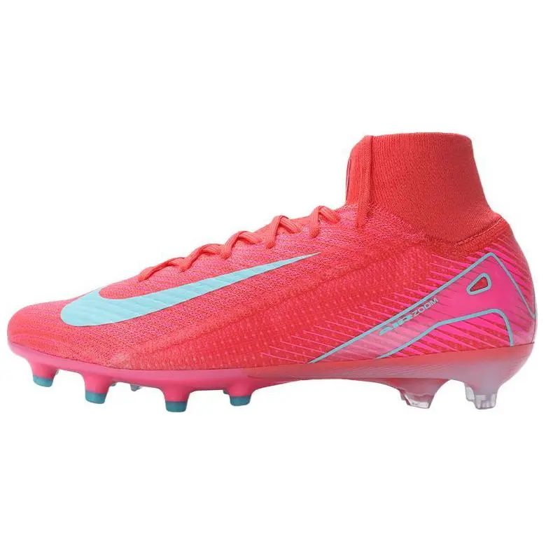 Nike Mercurial Superfly 10 Elite AG Streamlined Football Cleats - Men's/Women's Pink Casual Trainers with Grip, Durability, House White Official Maison Mihara Design