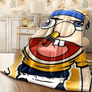 1pc  Blanket Suitable for Bed And Sofa Modern Design Suitable for All Seasons Machine Washable Suitable for Travel Camping And Napping Unique Gift