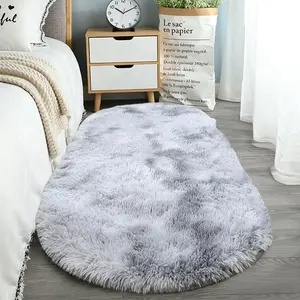 Thin Soft Shag Area Rugs For Living Room, Shaggy Carpet For Bedroom, Carpets Home Decor Rugs, Cute Luxury Non-Slip Machine Washable Carpet, Home Decor Room Decor,Grey(23.6*47.2in)