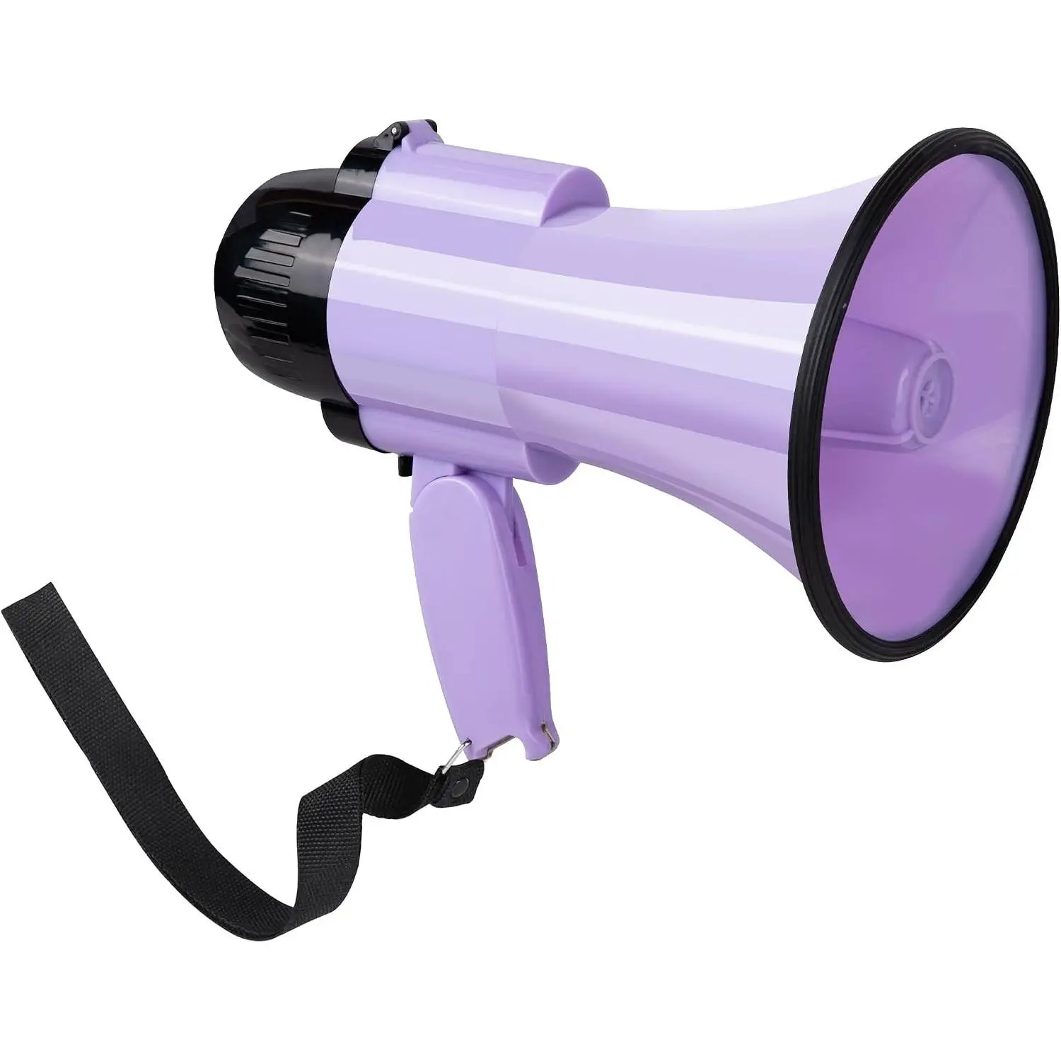30 Watt Portable Megaphone Bullhorn Speaker with Siren Alarm 240S Recording Volume Control and Strap
