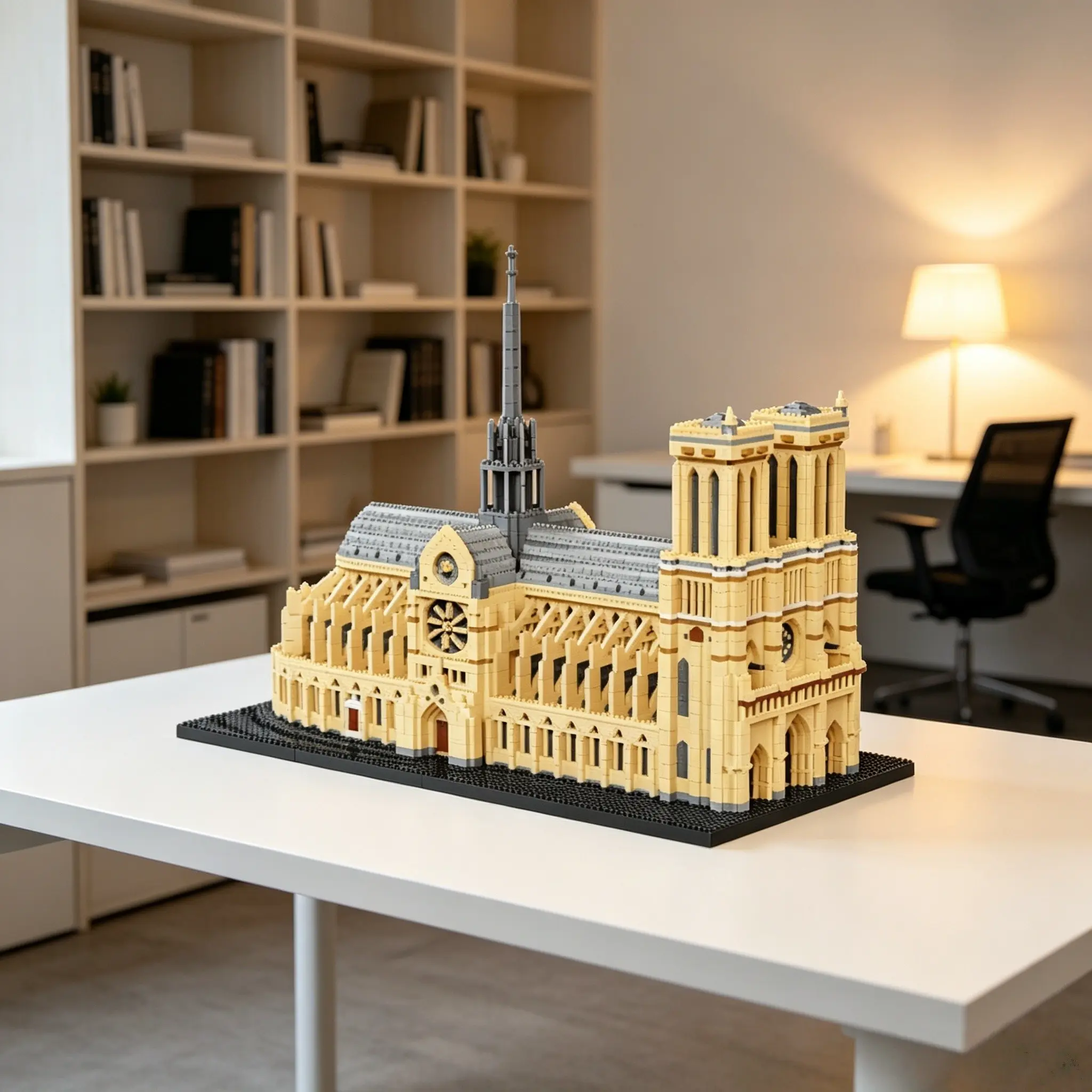 World Famous Architecture Micro Mini Model Building Blocks Toy, Assembly Building Blocks, Ideal for Architects and Collectors, Stress Relief Desk Decor, Perfect Gift