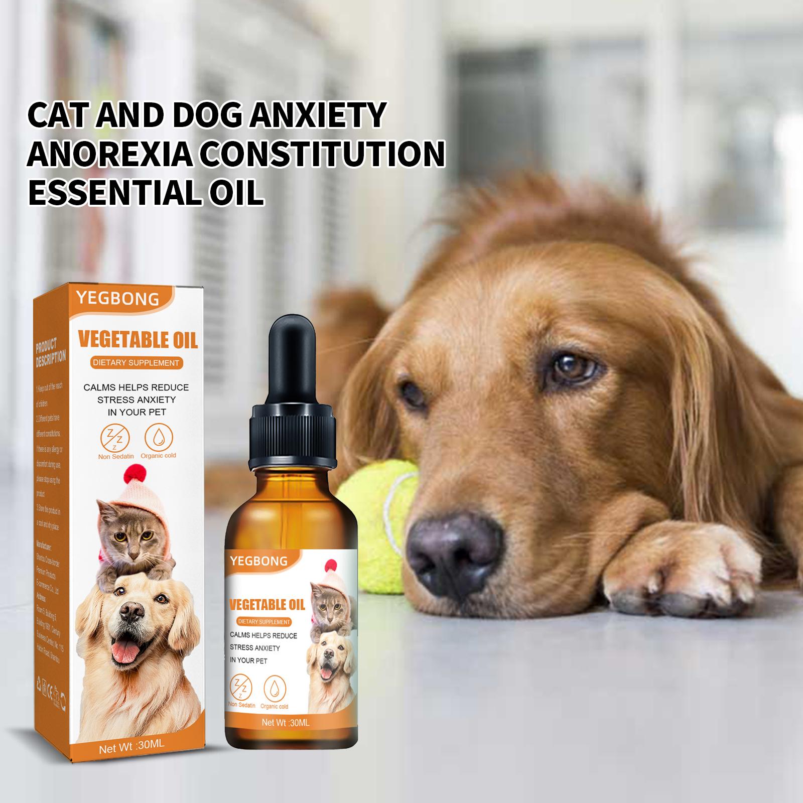 Yegbong Cat and Dog Care Essence: Hemp Seed Oil Essence for Boosting Immunity and Supporting the Health of Cats and Dogs