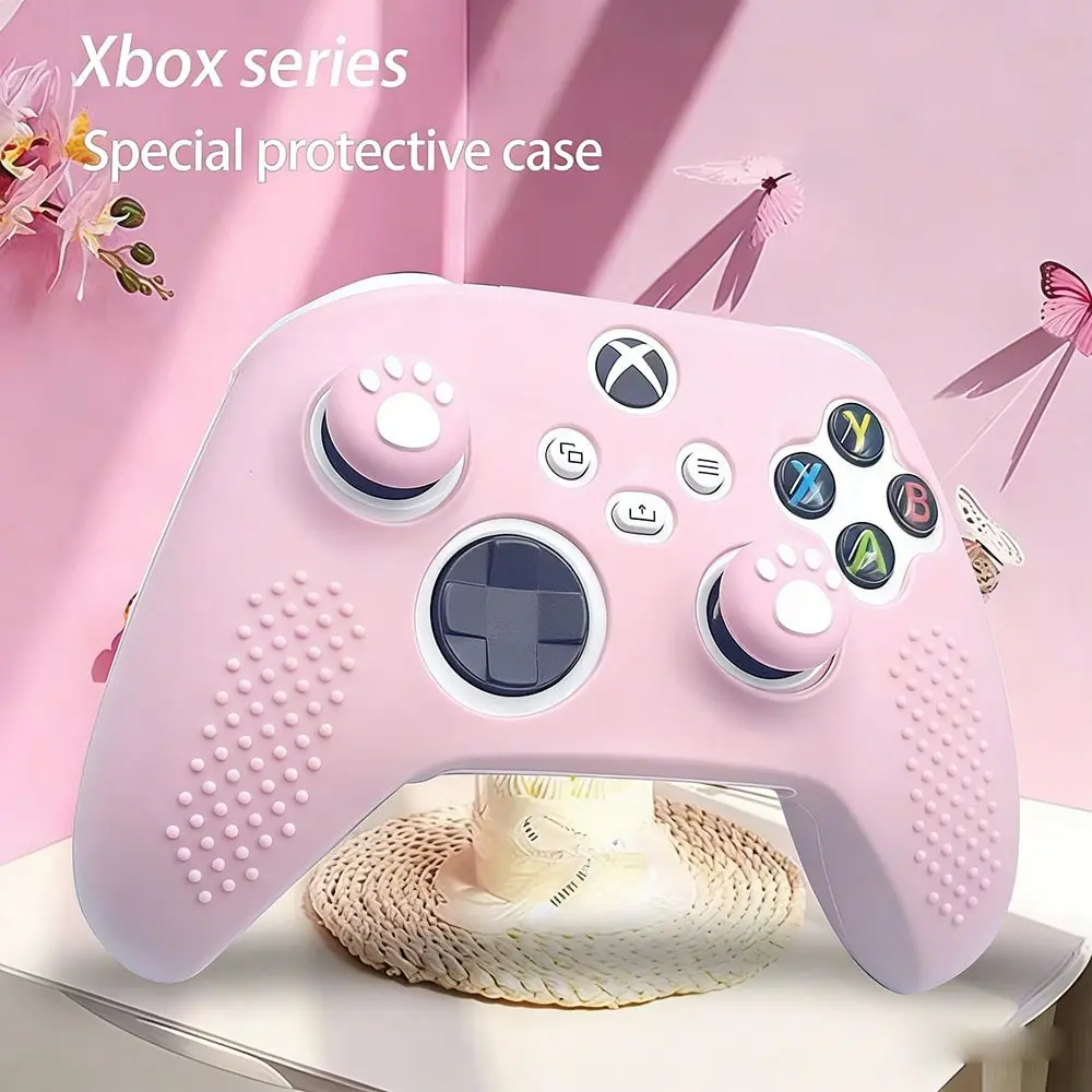 Xbox Series Controller Case, Xbox One Silicone Grip, Elite Gen 2 Soft Non-Slip, Xbox 360 Skin-Friendly Feel, Protective Cover, Controller Accessories, Gaming Console Accessories