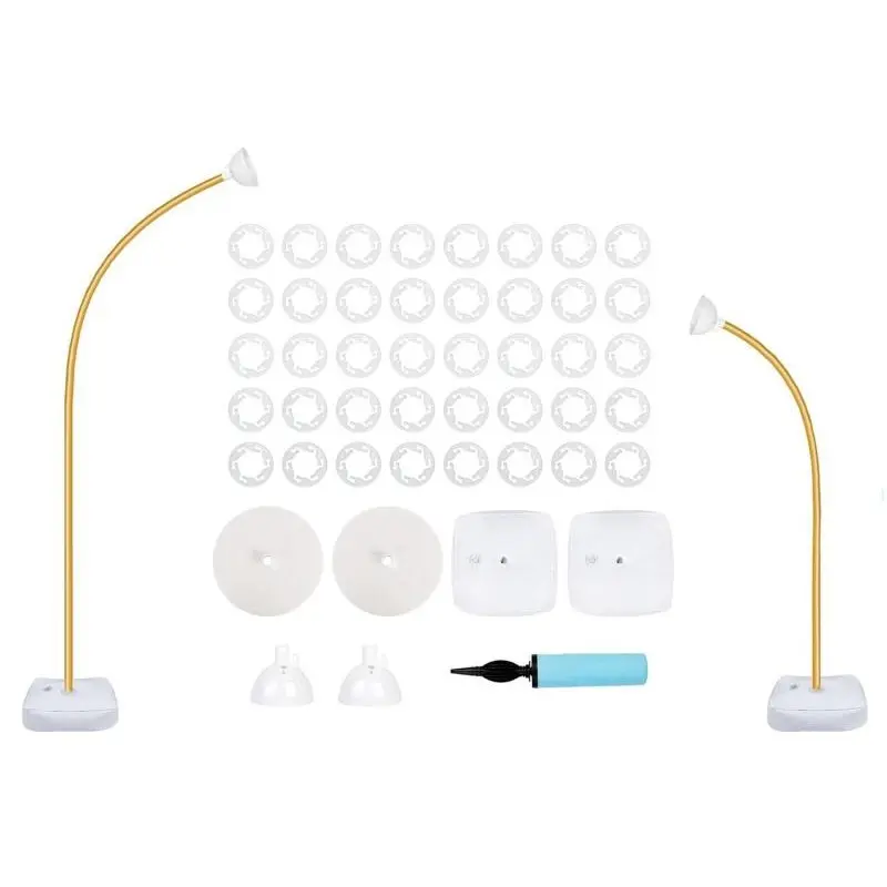 Bendable Golden Balloon Garland Arch Kit Balloon Arch Set Balloon Arches Complete Accessories Durable Support Holder Ideal For Festival Birthday Wedding Graduation Atmosphere Layout Decor Balloon Party Supplies