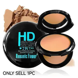 3 Shades Face Makeup Matte Pressed Powder, Oil Control Waterproof Contour Compact Powder, Face Setting Powder, Longwearing Powder