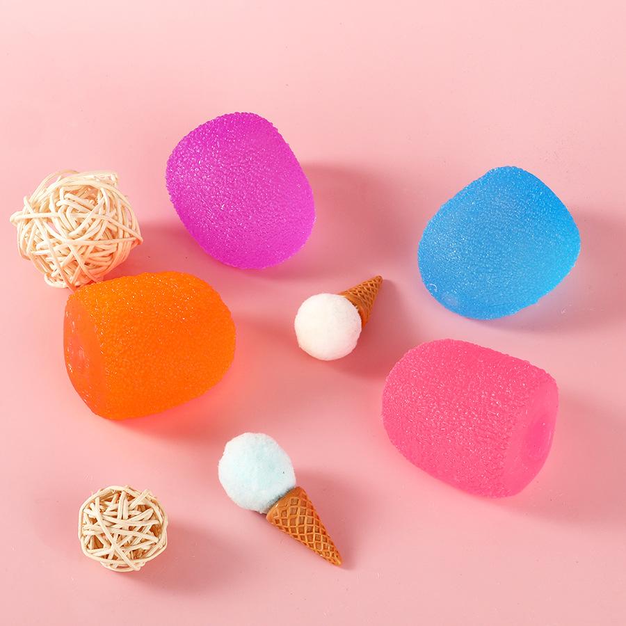 4 Kinds Fidget Toys Stress Balls for Kids & Adults - Changes Color in The Sun - Malt Sugar Squishy Fidget Toys - Slow Rise Gel Ball - Stretchy Squeeze Stress Relief Balls for Anxiety/Therapy/Classroom