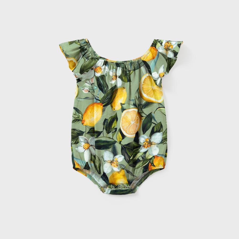 PatPat Matching Family Outfits – Lemon Print Hawaiian Shirts & Summer Dresses – Tropical Vacation Clothes for Men, Women & Kids Spingtok PatPat Matching Family Outfits – Lemon Print Hawaiian Shirts & Summer Dresses – Tropical Vacation Clothes for Men, Women & Kids Spingtok