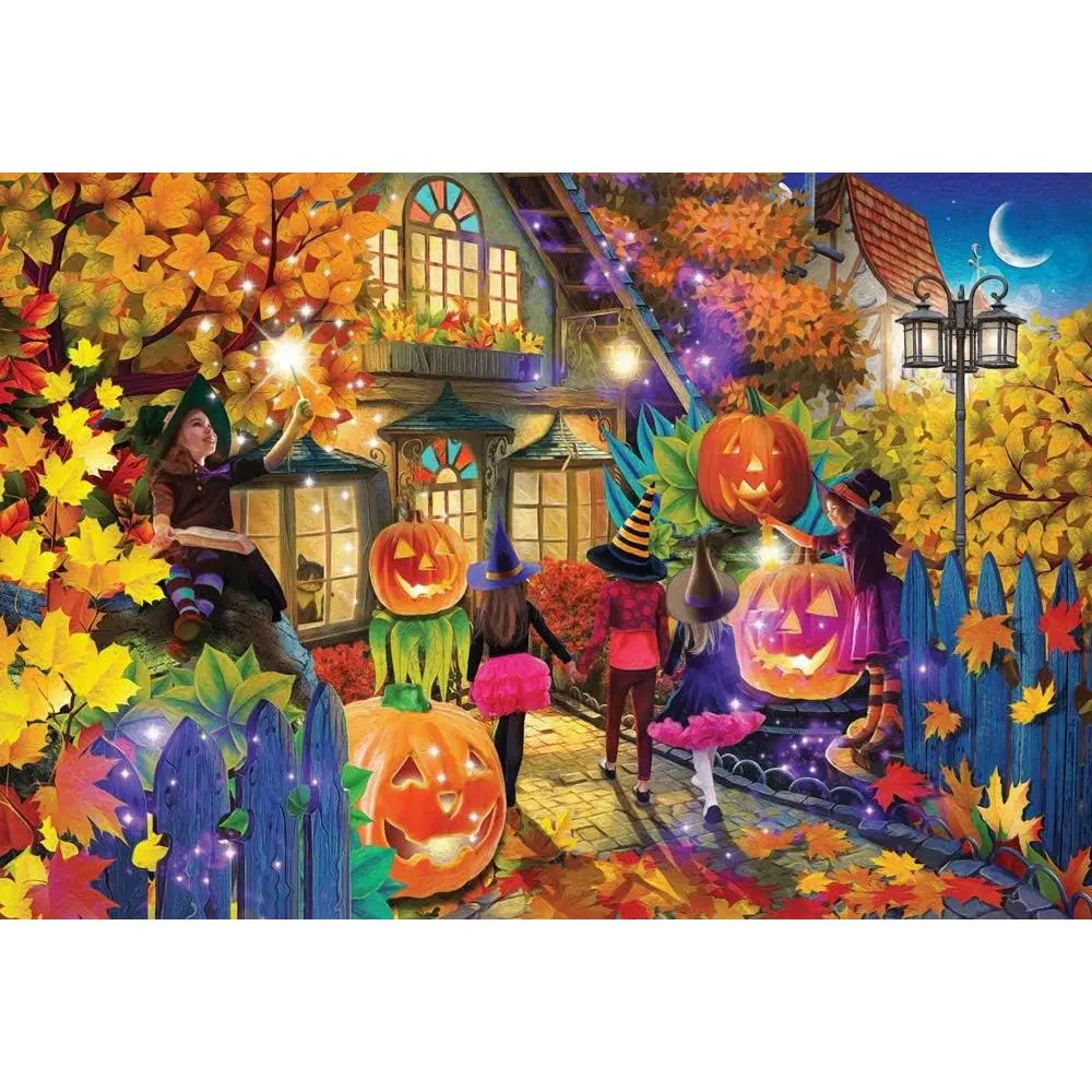 Vermont Christmas Company Witching Hour Jigsaw Puzzle 1000 Piece, Large Pieces Perfect for Kids and Seniors