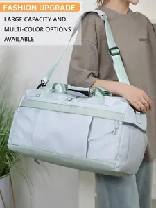 Single Shoulder Handbag Cosmetic Organizer, Large Capacity Duffel Bag for Travel, Breathable Mesh Crossbody Bag, Essential for Back-To-School Season