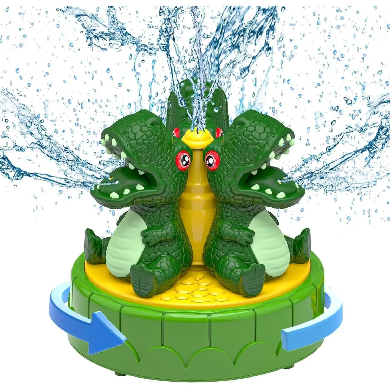 Water Sprinkler for Kids Outdoor Play 8-12, Dinosaur Spray Water Toys Attached to Garden Hose for Summer Splashing Fun for Backyard, Water Play Sprinklers Toy for Kids Age 3-5 4-8 for Outsidefidget toys