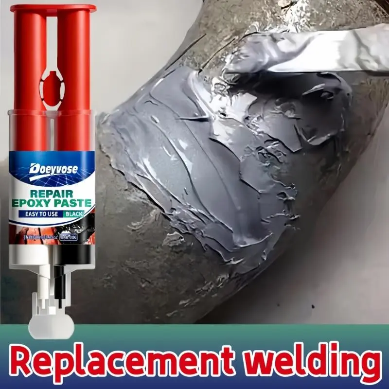Doeyvose Epoxy Repair Glue, Multi Purpose Glue, High Strength Metal Welding, Temperature Resistant, Adhesive For Cracks, Repairs Pipes, Car Parts, Racks, Bicycles, 25ML, Gift Idea