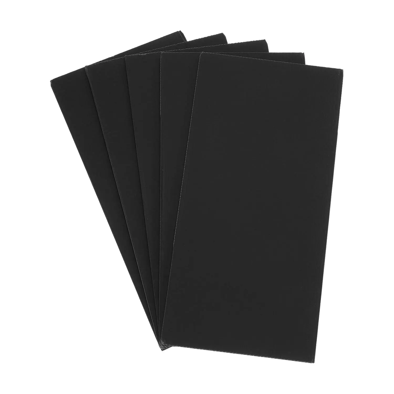 Corrugated Plastic Sheets,4mm Black Blank Yard Lawn Signs,12Inch x 6Inch  Sign Blank Board 5 count