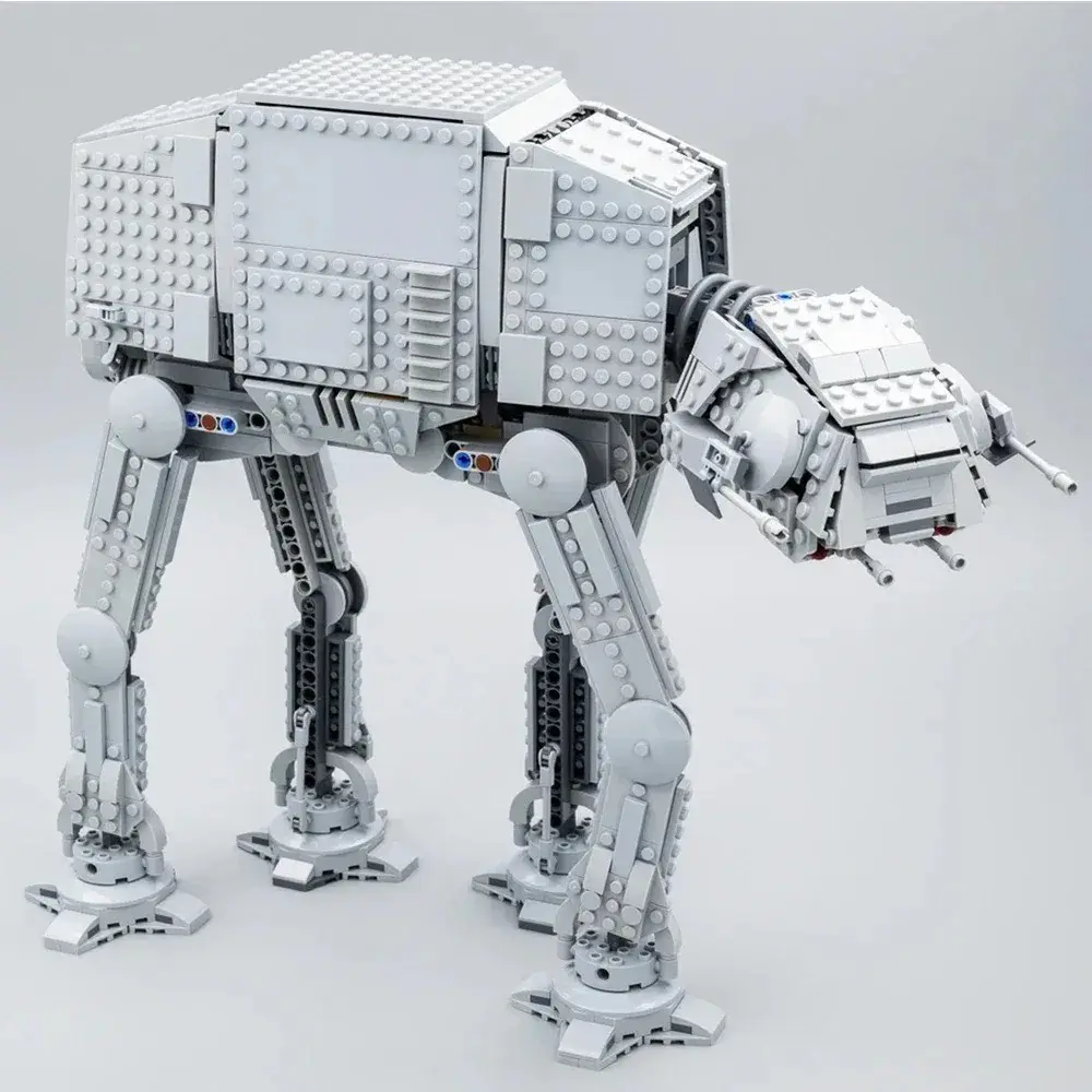 New Four-Legged Mech Building Kit, Electric Walking Armor Robot, Includes Mini Figures, Sci-Fi Vehicle Model, Boys' Gift