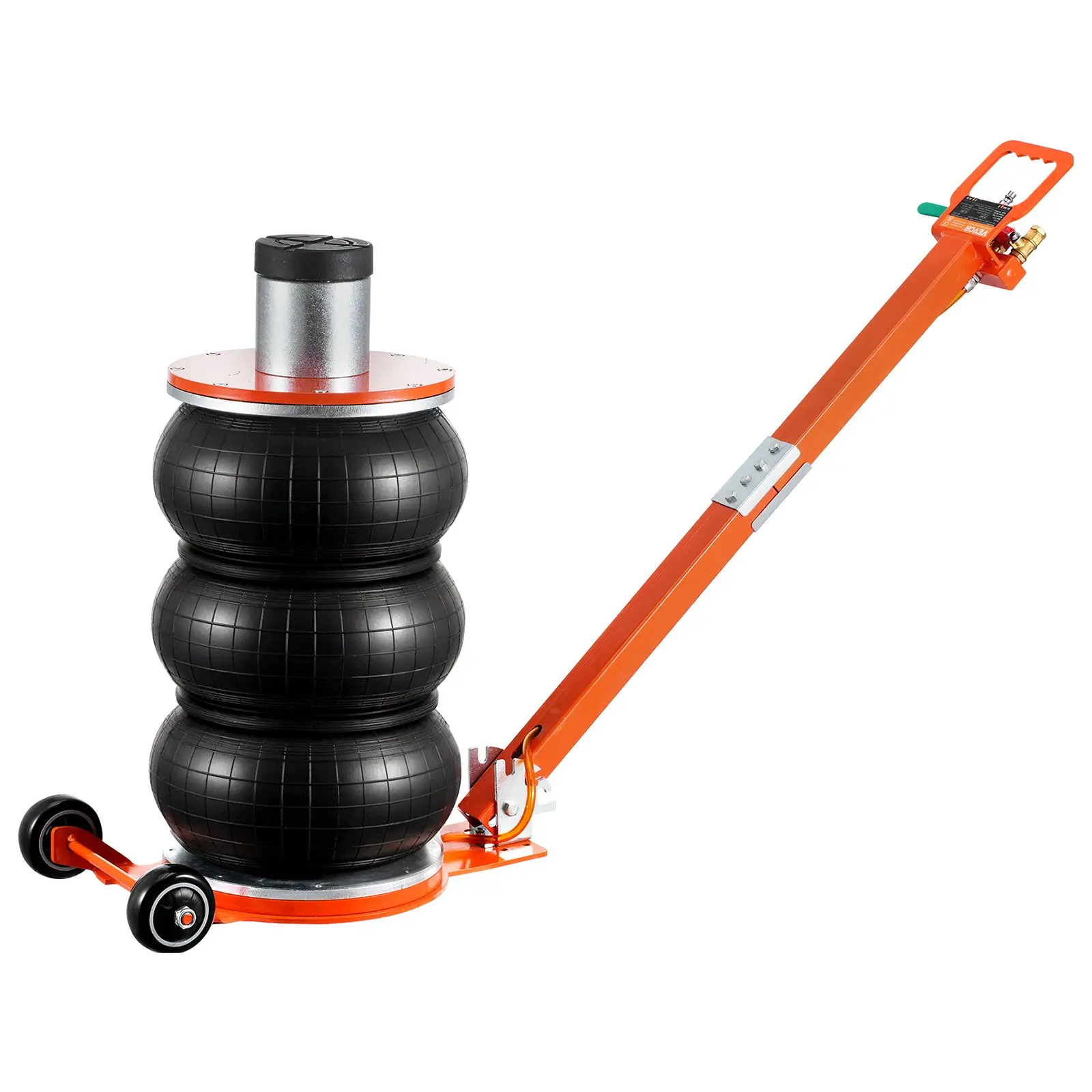 【DealsForYouDays】VEVOR Air Jack, 5 Ton/11000 lbs, 4-10 S Pneumatic Lifting Jack with Heightened Column Adjustable Handle, Easy-to-Lift Space-Saving Jack with Thick Rubber Pad, Fits for Sedan, SUV, Pickup Truck