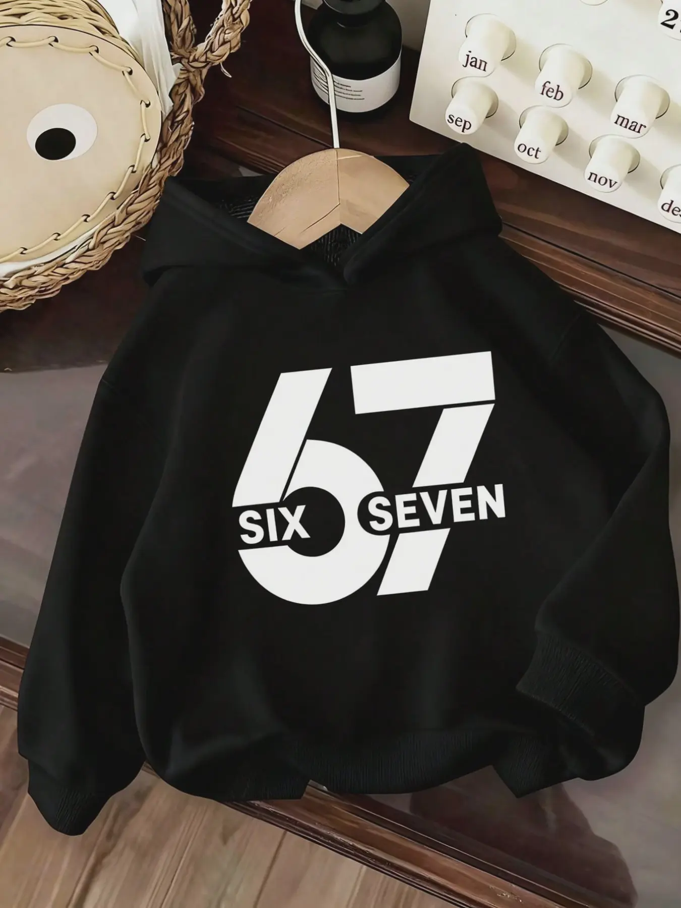 Boys' Casual Long Sleeve Pullover Hoodie, Slim-Fitting All over Print Design, Spring & Fall Fashion, Perfect for Home and Commute