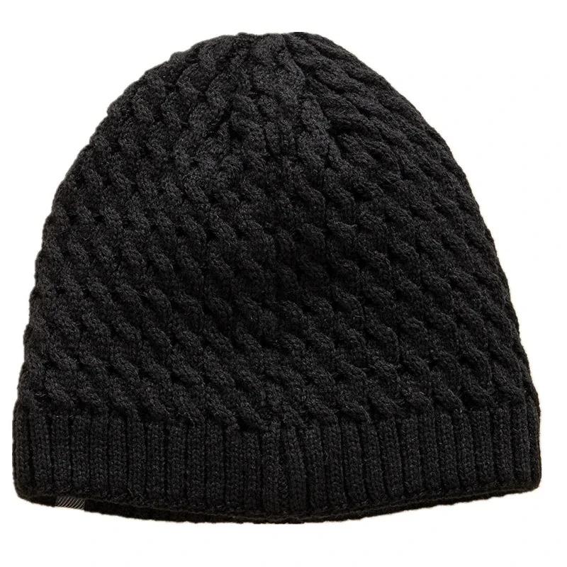 Hot Sale Unisex Casual Winter Hat SPORT Label Twisted Pattern Knitted Hat Winter Cozy Soft Beanie Hats