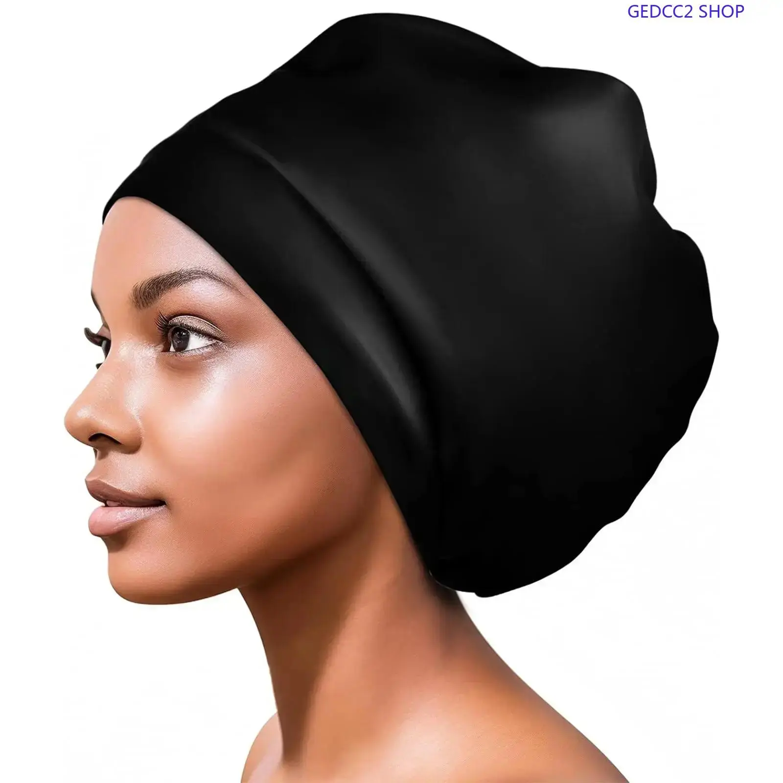 Extra Large Waterproof Swim Cap for Women and Men, Long Hair Swimming Cap for Braids, Locs & Thick Hair, Pool Vacation Beach Accessories