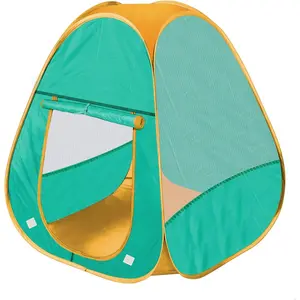 Kids Play Tent Pop Up Tent for Girls and Boys,Automatic Setup and Foldable Playhouse Castle Toys Outdoor and Indoor(Green)